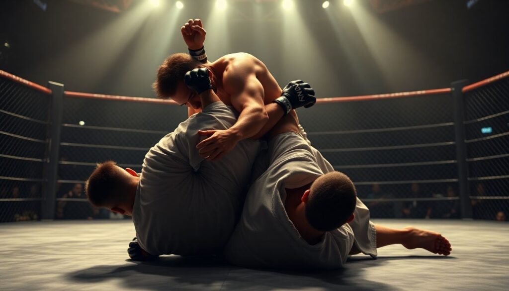 Грепплинг в MMA: ключевые приёмы и позиции, которые решают исход боя - иллюстрация