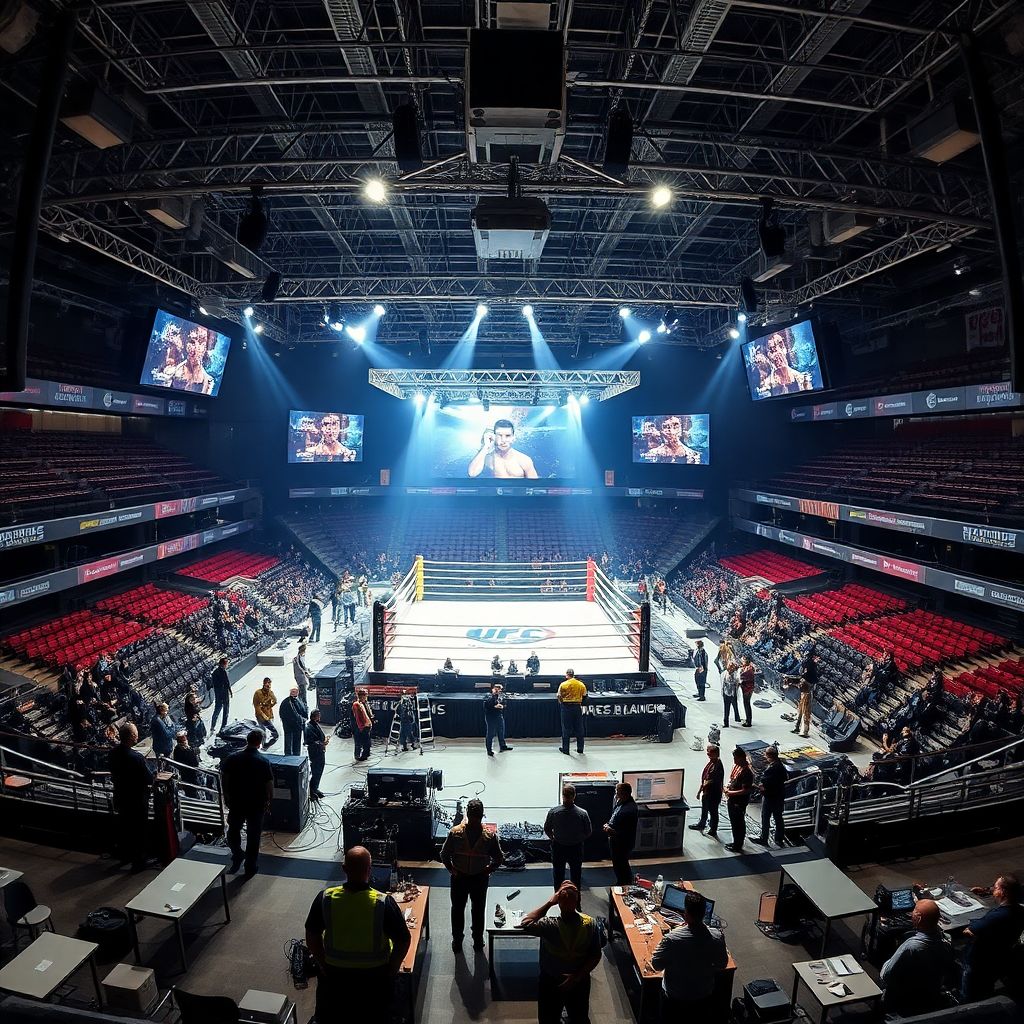 Закулисье турниров: подготовка арены, команды и промоушена к вечеру боёв